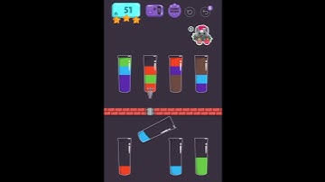 Cups - Water Sort Puzzle Level 51 ⭐️⭐️⭐️