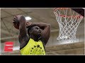 Zion Williamson's contest-winning dunks from the Powerade Jam Fest | ESPN