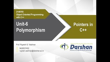6.01 Pointers in C++
