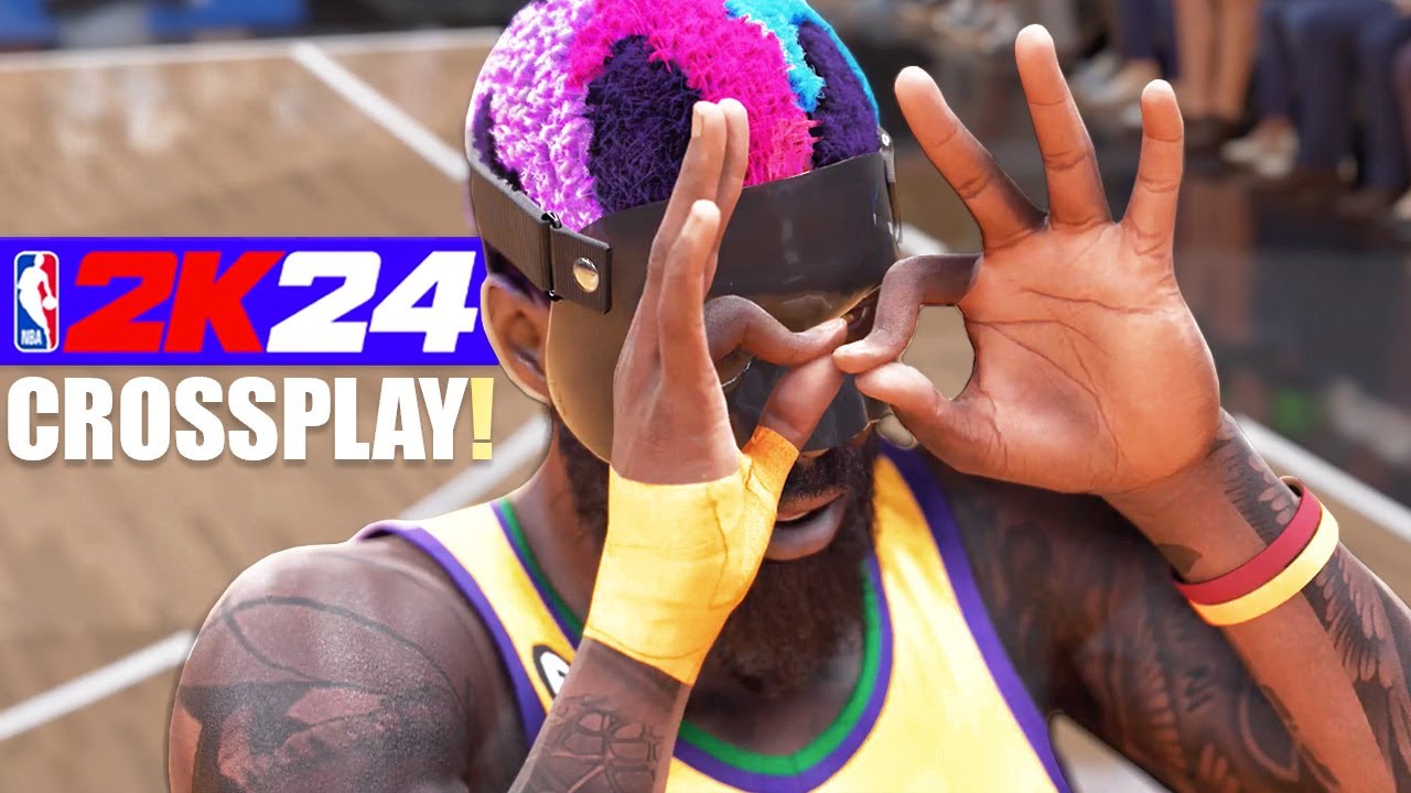 XBOX vs PS4 CROSS PLAY FOR THE FIRST TIME IN NBA 2K HISTORY! 