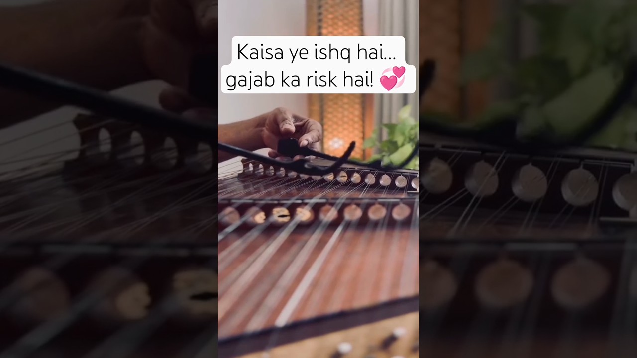 Kaisa ye ishq hai… gajab ka risk hai! 💞 !! Sitar musical song !! #sitar  #musicvideo #youtubsong