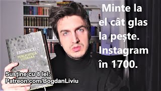 #1 Eminescu - Publicistica literară. Cum să te desparți de iubit.