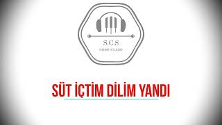 Süt İçti̇m Di̇li̇m Yandi - Karaoke Re Minör