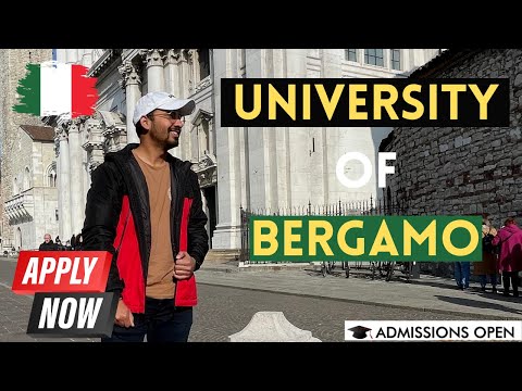 University of Bergamo Tour! Tuition Fees! Scholarship! Application Process! Part-time jobs