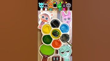 Incredibox Sprunki Squid Game 2 color mixing #colormixing #squidgame2 #sprunki Mingle Game Song
