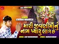 Mari jivani maa nu naam pyaru lage chhe  chirag vaghela  new gujarati song 2019