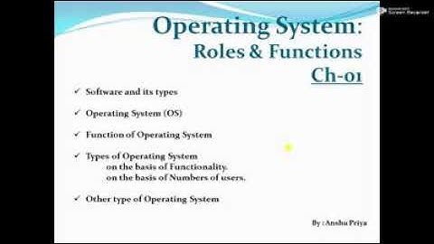 Operating systems , chapter 01 , class 8 , IT , computer , part 2