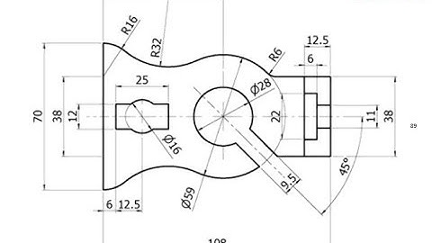 T-Flex CAD 15 2D - Exercise 89