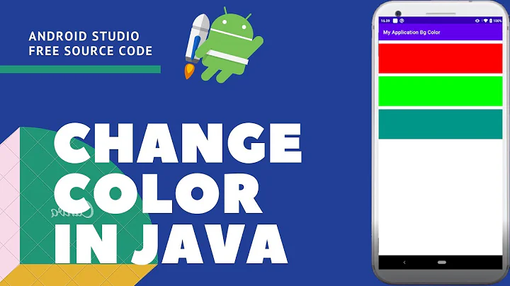 [FREE SOURCE CODE] Set background color for android layout programmatically - Android Studio Java