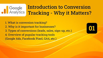 01 - Introduction to Conversion Tracking with Google Analytics 4 (GA4) for Beginners - Urdu & Hindi