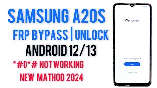 A20s FRP bypass/Samsung A207F frp bypass/A20s frp remove/A207F Frp bypass New method
