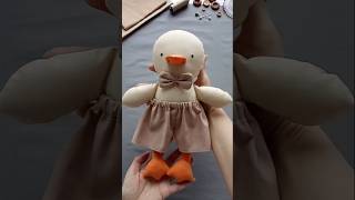 Making A Duck Doll 🦆 #handmade #stuffedanimals #dollmaker