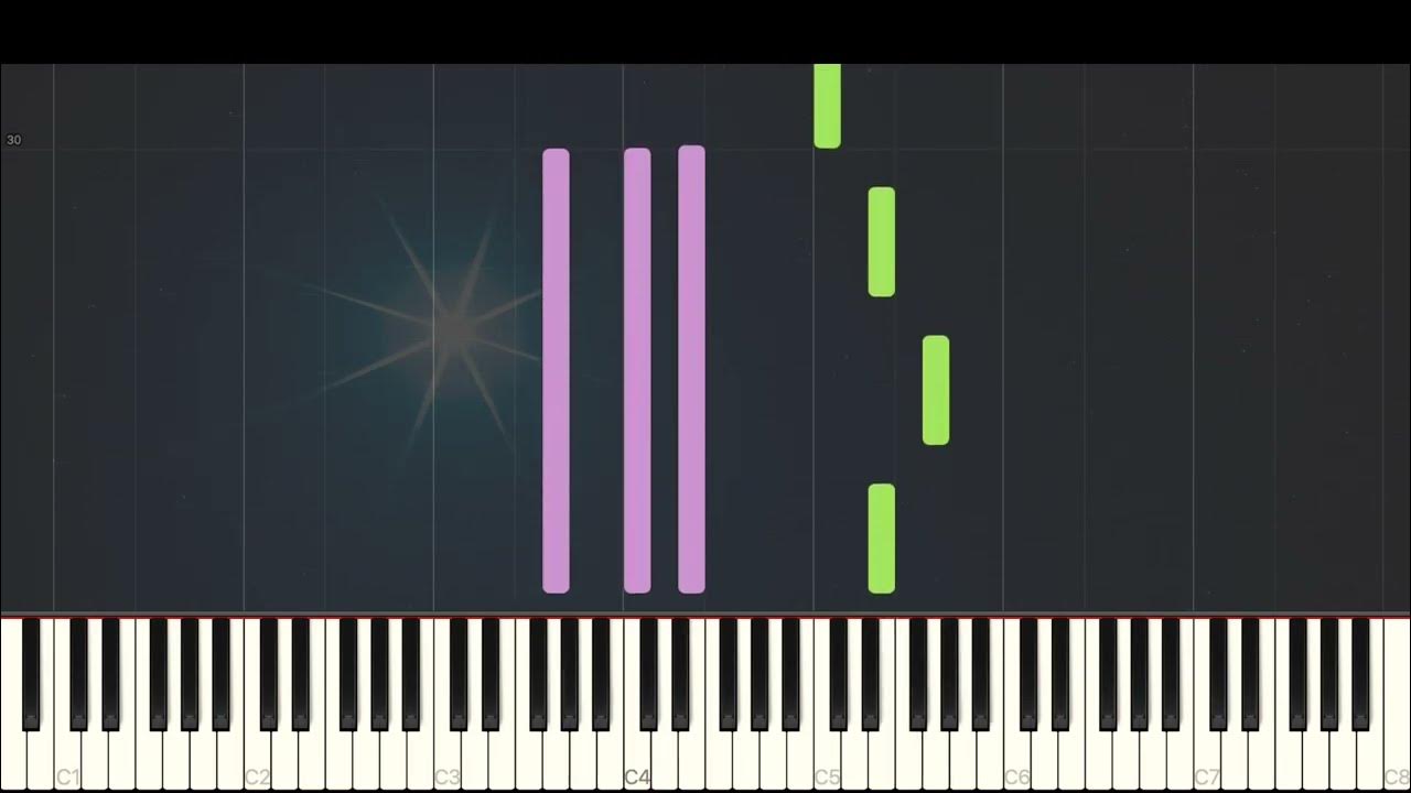 Sonjas sang til julestjernen (piano tutorial) - YouTube