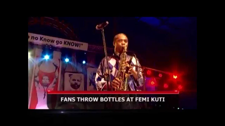 FANS DISPLEASED WITH FEMI KUTI @ 2014 FELABRATION