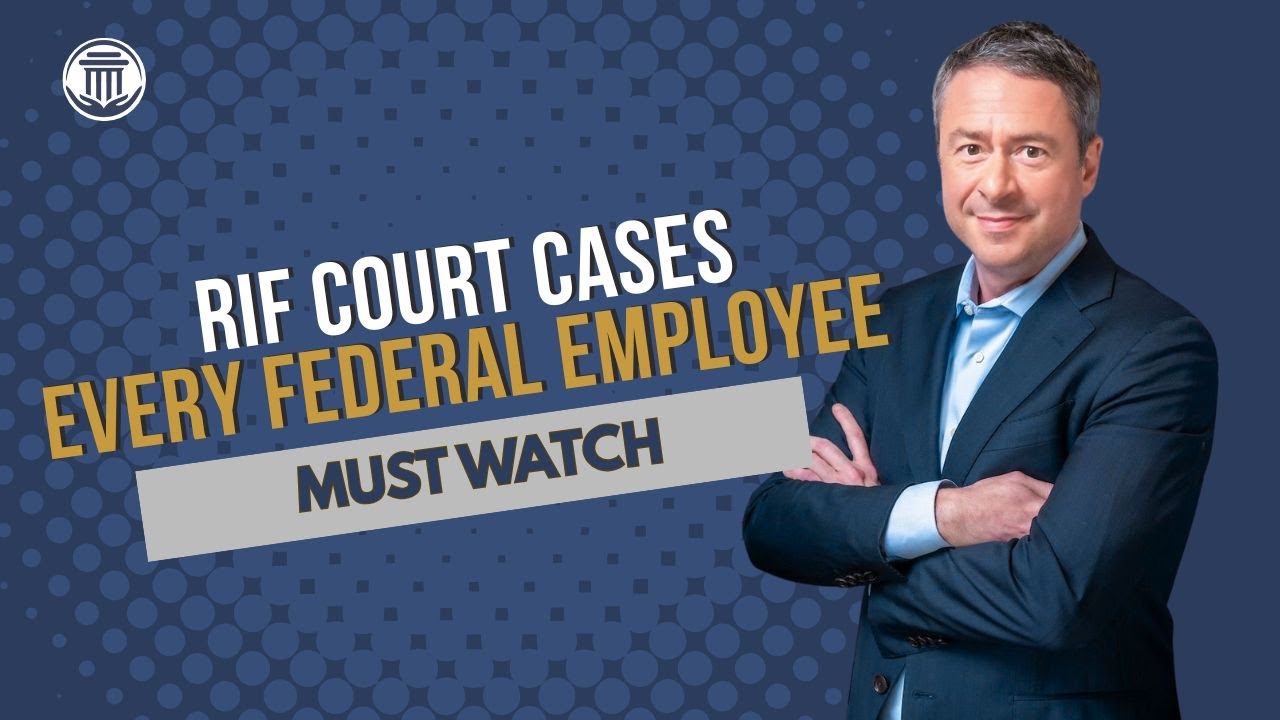 9.9🔥RIF Lawsuits Update: 3 Major Cases Every Federal Employee Must ...