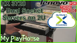 Lenovo 2U ThinkAgile HX3720 for a Full 4 Note Nutanix Cluster - 885