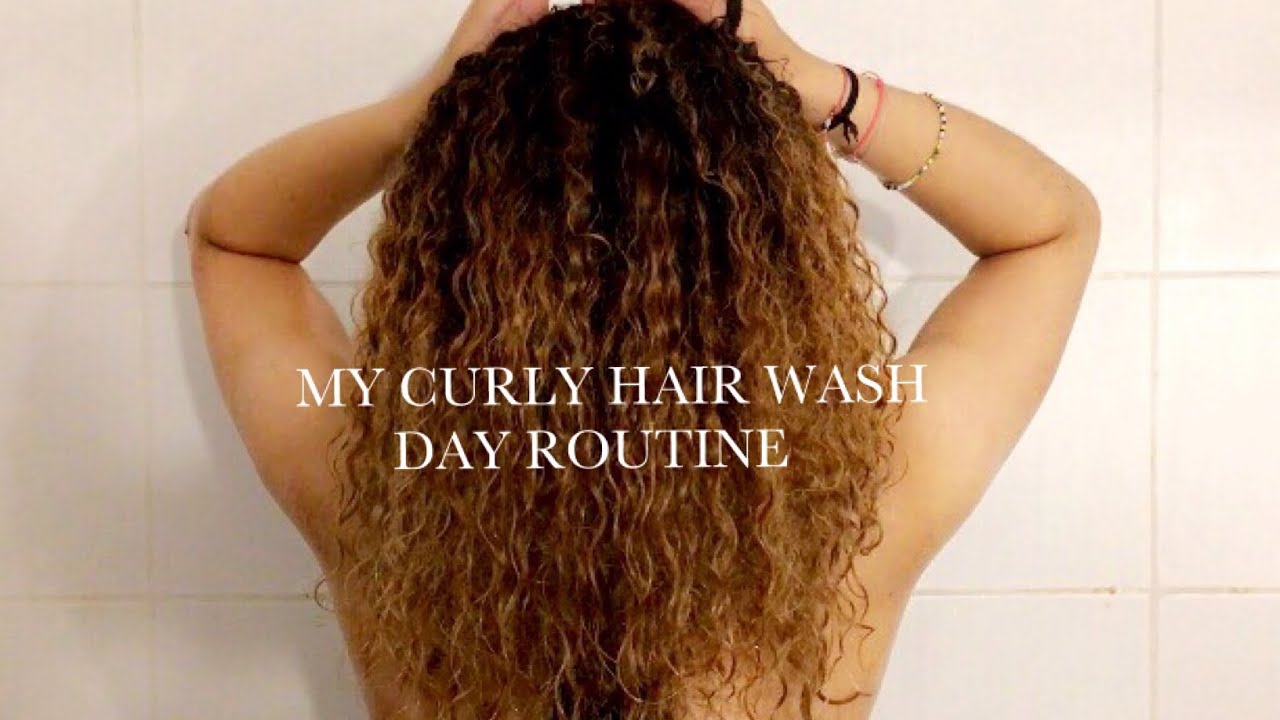 MY CURLY HAIR WASH DAY ROUTINE 