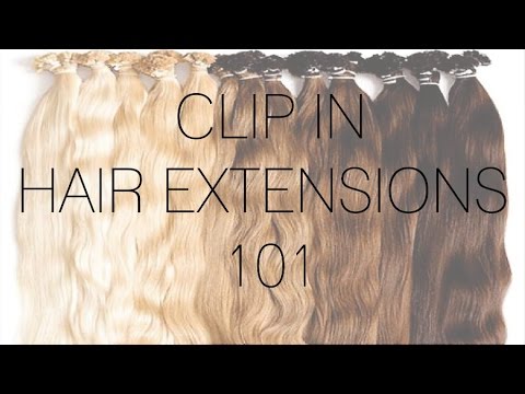 How do you put in brown hair extensions?