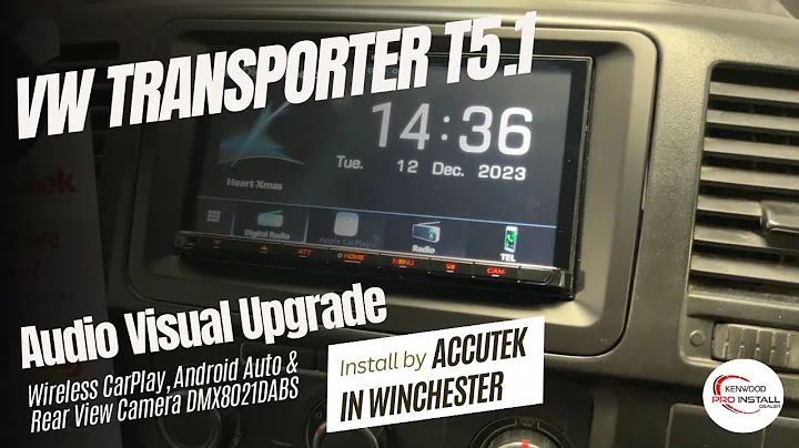 Best VW T5.1 Wireless CarPlay Car Stereo Upgrade KENWOOD DMX8021DABS #volkswagen #caraudio #vwt5