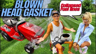 How To Replace a Lawntractor Cylinder Head Gasket What are the symptoms Smoke Oil Blowby