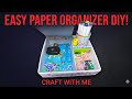 HOW TO MAKE CUTE💖 DIY ORGANIZER FROM CARD BOARD|🦄ROOM DECORATION 🎀