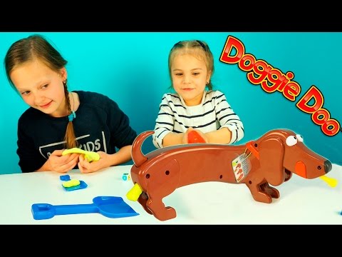 Собака Ду и ее какашки Игры для детей Распаковка Doggie Doo Game For Children Розыгрыш. Для детей.