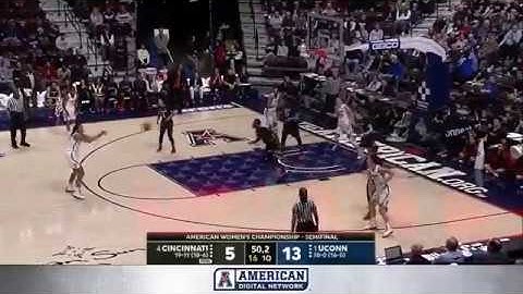 UCONN Women’s Basketball UNREAL 38-0 run vs Cincinnati/ 3-5-18