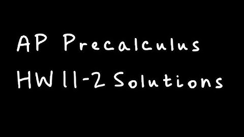 AP Precalculus Topic 2.6 Examples (Residuals)