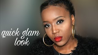 Quick Glam Look