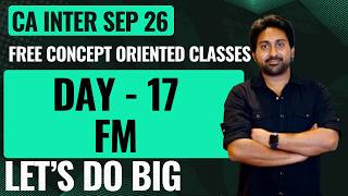 CA INTER - CONCEPT ORIENTED BATCH - DAY 17