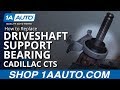 How to Replace Driveshaft Center Support Bearing 03-08 Cadillac CTS