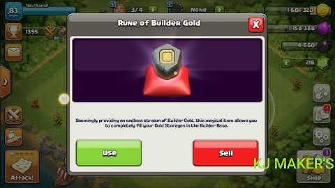 Clash of clans= BOOK =Rune of builder gold