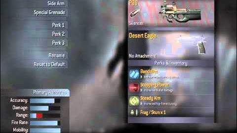 My Call of Duty 4 Classes, Rank, and Challenges