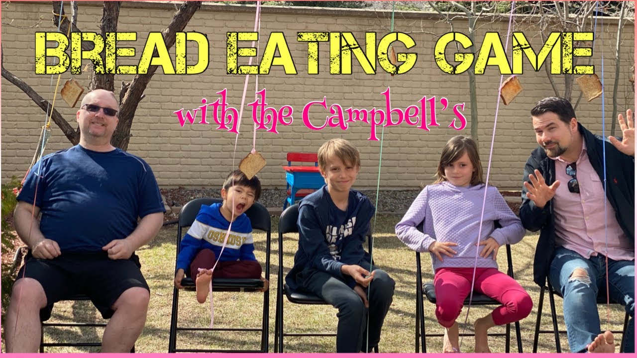 BREAD CHALLENGE ll FUN PARTY GAMES II CAMPBELLSVLOG YouTube