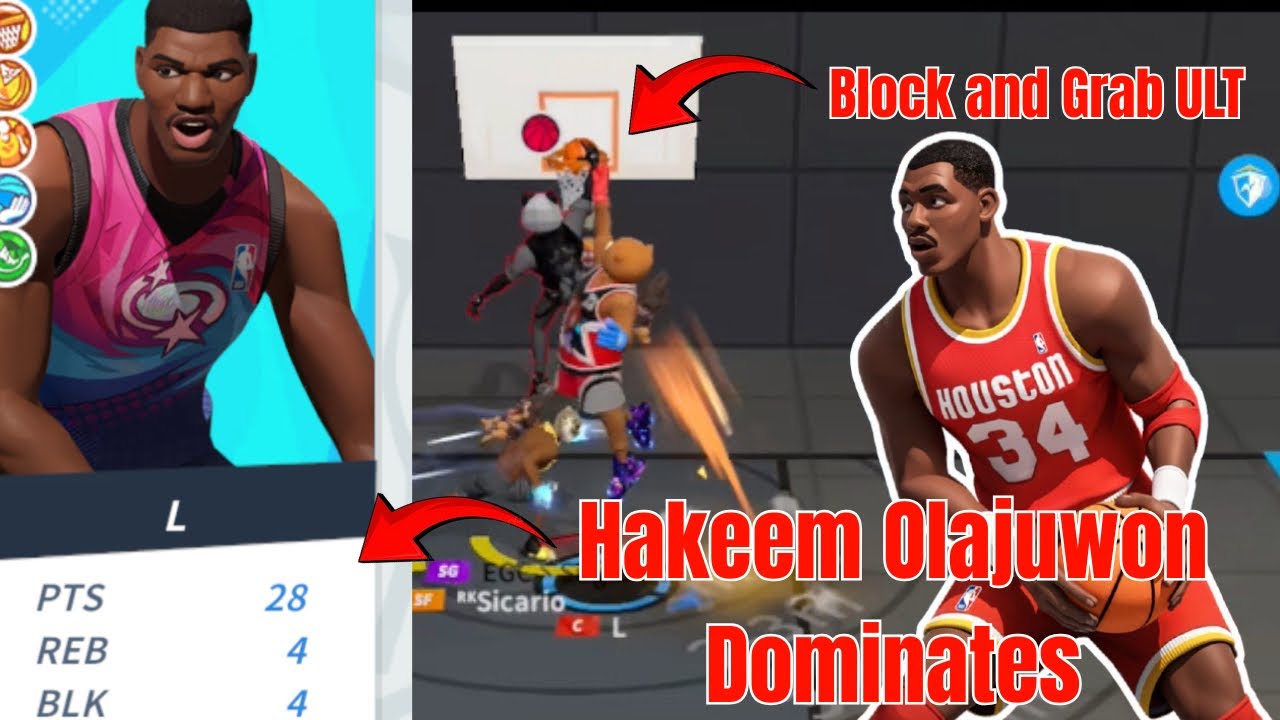 HAKEEM OLAJUWON TOTAL DOMINATION (COMP GAMEPLAY) | Dunk City Dynasty