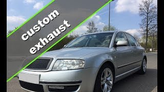 Skoda Superb 2.8 V6 Exhaust Sound Skoda Superb 2.8 V6 Exhaust Sound