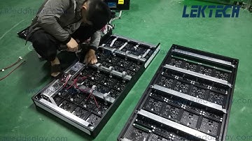 How to install a small led screen with P4 led module DIY