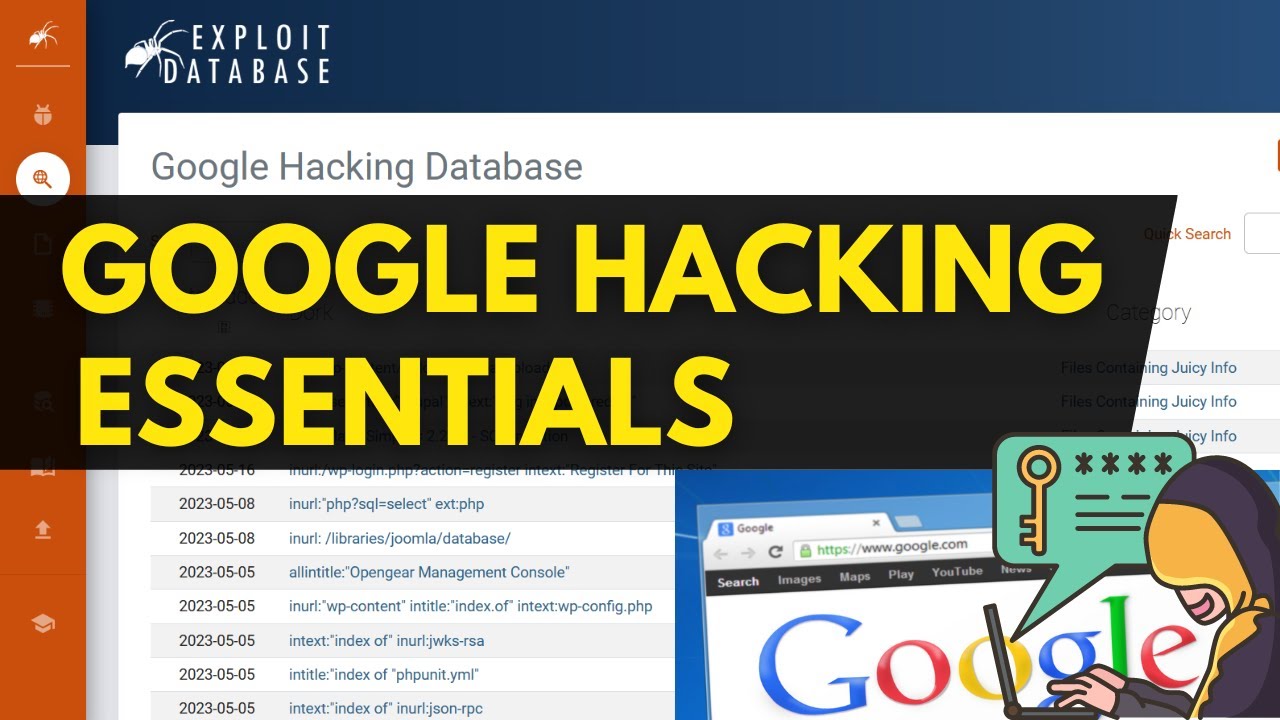 How to use Google dorks for hacking