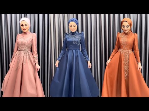 Tesettür Abiye Elbise Modelleri Düğün Abiyeleri Yeni Koleksiyon فساتين سهرة للمحجبات فساتين تخرج
