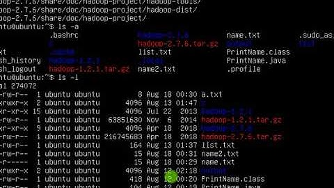 Webjjang Hadoop 05-01 하둡 2.7.6 설치 StandAlone 모드로 실행하기