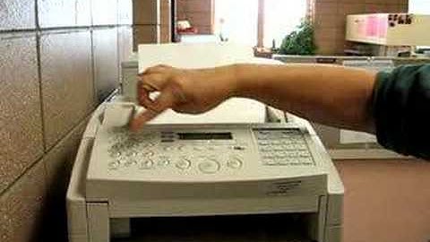 Tutorial on Using a Fax Machine