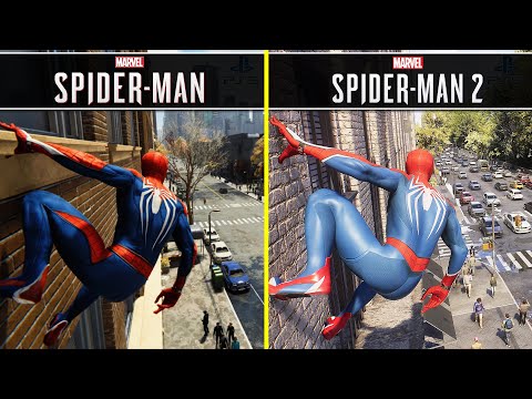 Marvel's Spider-Man vs Spider-Man 2 | PS5 | In-Depth Graphics Direct Comparison
