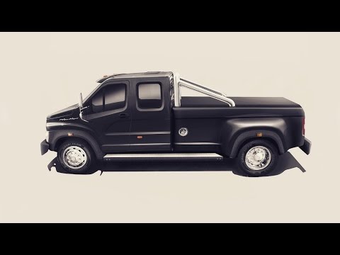 Люксовый пикап на базе грузовика ГАЗон NEXT. Краткий обзор.