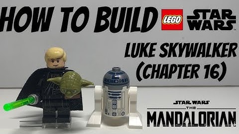 How To Build A Custom Lego Luke Skywalkerand From The Mandalorian Chapter 16!