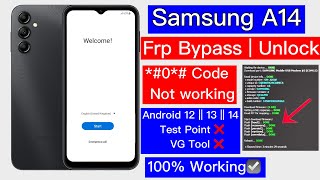 Samsung A14 Frp Bypass 2024 || Frp bypass Samsung A14 || Code *#0*# Not working || Adb enable fail