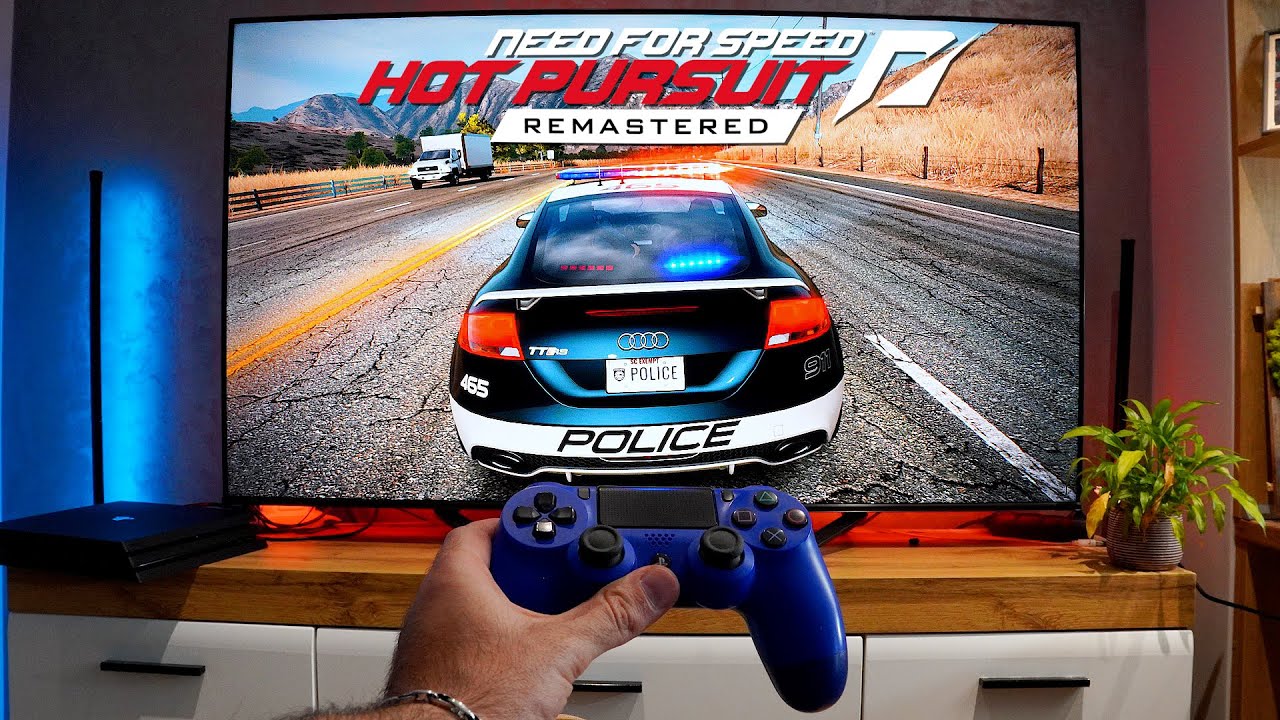 NFS Hot Pursuit Remastered – визуальный тест POV на PS4 Pro в 4K с частотой 50+ кадров в секунду