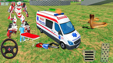 Ambulance Robot Car Transform #48 - Doctor Hero Flying Robot Rescue - Android GamePlay