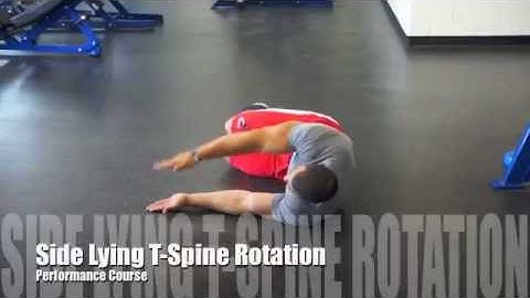 Side Lying T Spine Rotation