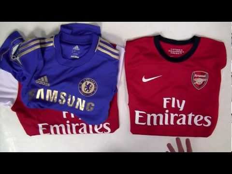 How to Spot a Fake Soccer Jersey - YouTube