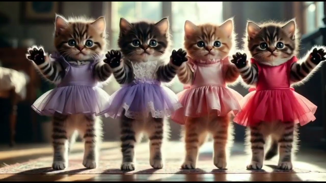 Crazy Cute Cats Dancing Together | Funny Moments😻